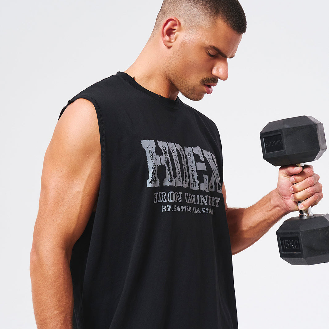 【新品預購】Breaking Damage Over Fit 運動背心 黑色