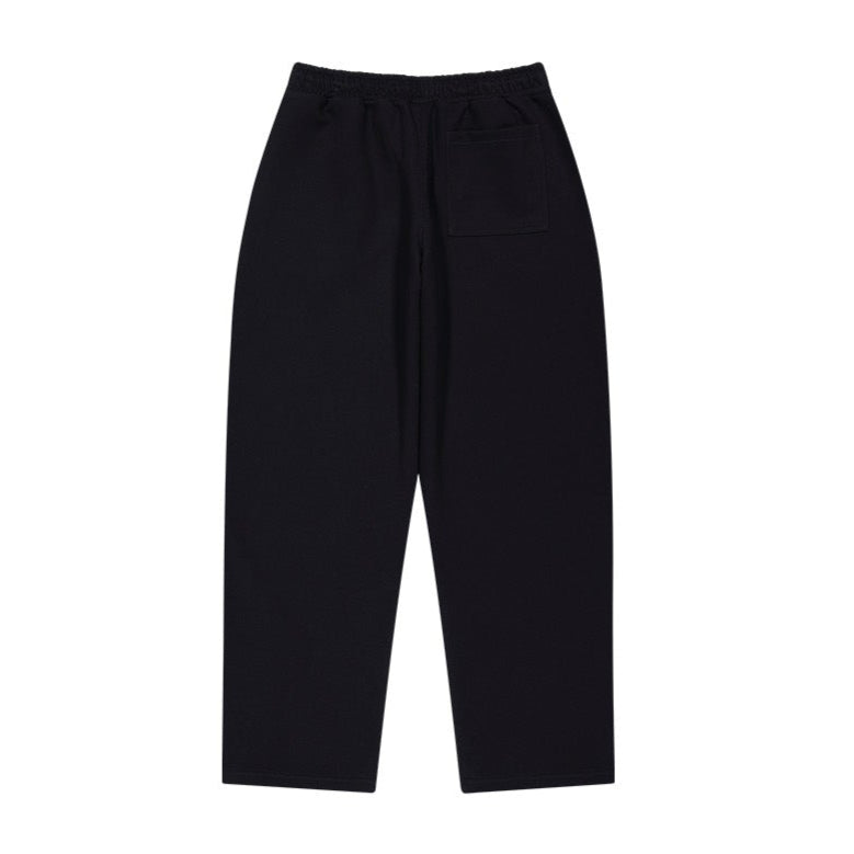 【新品預購】Crack Printed 直筒運動長褲 黑色