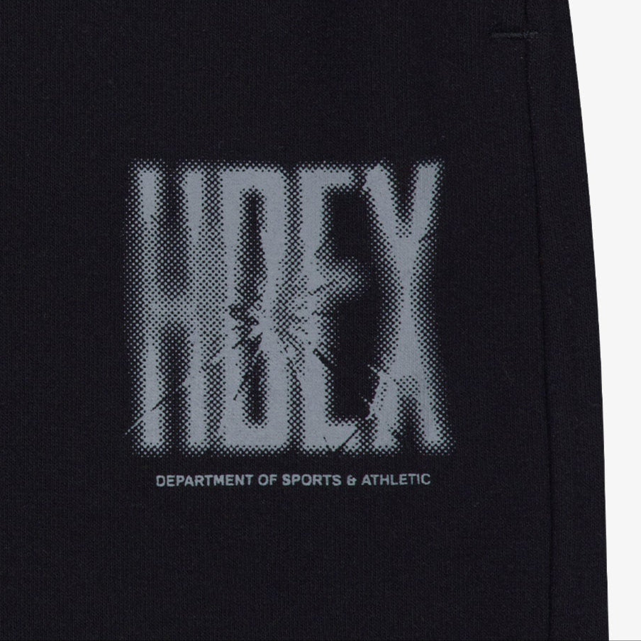 【新品預購】Crack Printed 直筒運動長褲 黑色
