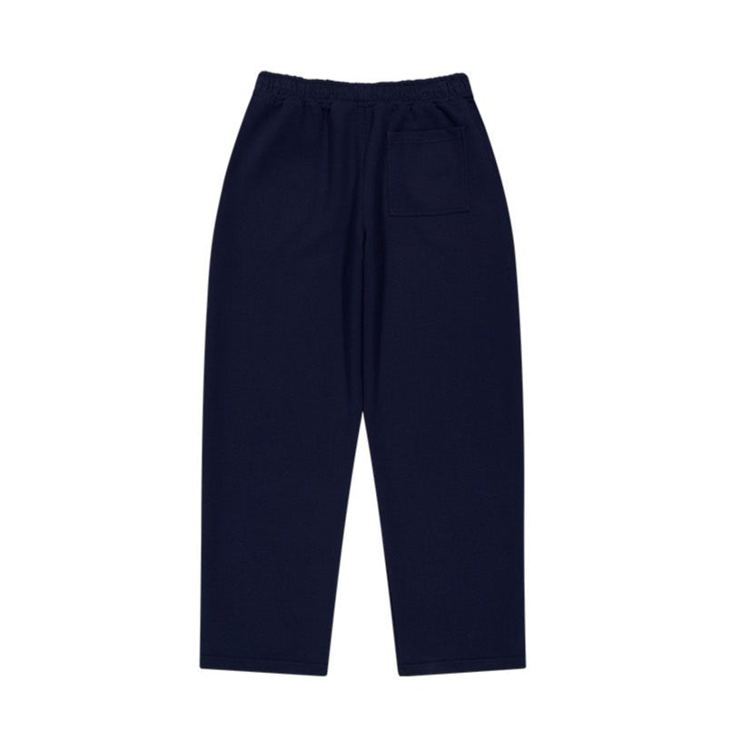 【新品預購】Crack Printed 直筒運動長褲 深藍色