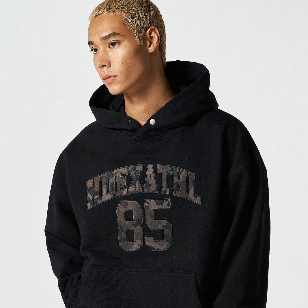 【早鳥優惠】Athletic 85 休閒連帽上衣 黑色(男女同款)