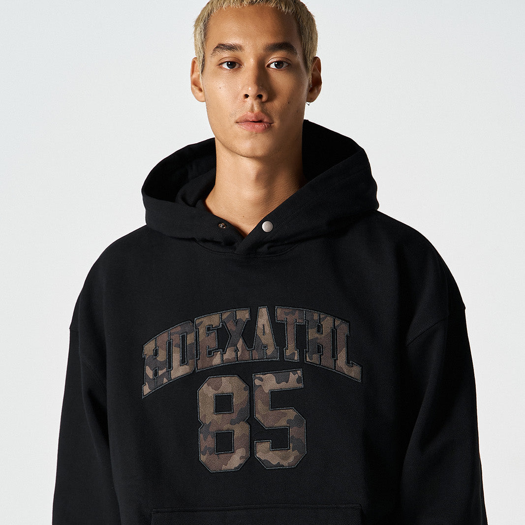 【早鳥優惠】Athletic 85 休閒連帽上衣 黑色(男女同款)