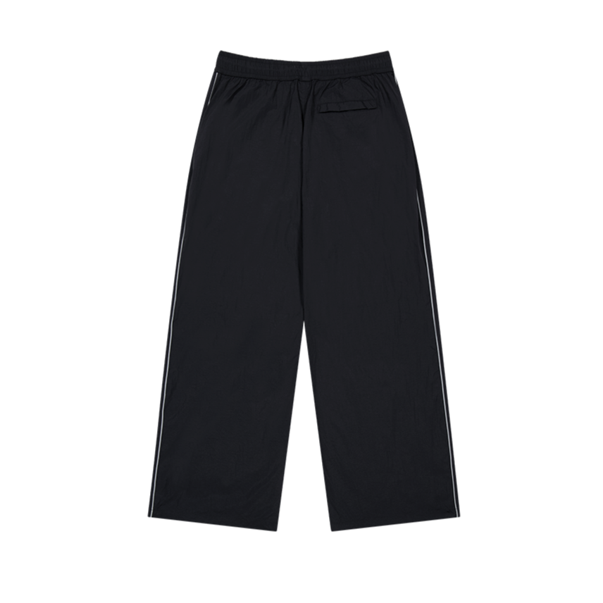 【新品預購】PIPING 尼龍運動長褲 黑色(男女同款)