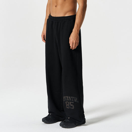 Athletic 85 寬鬆運動長褲 黑色(男女同款)