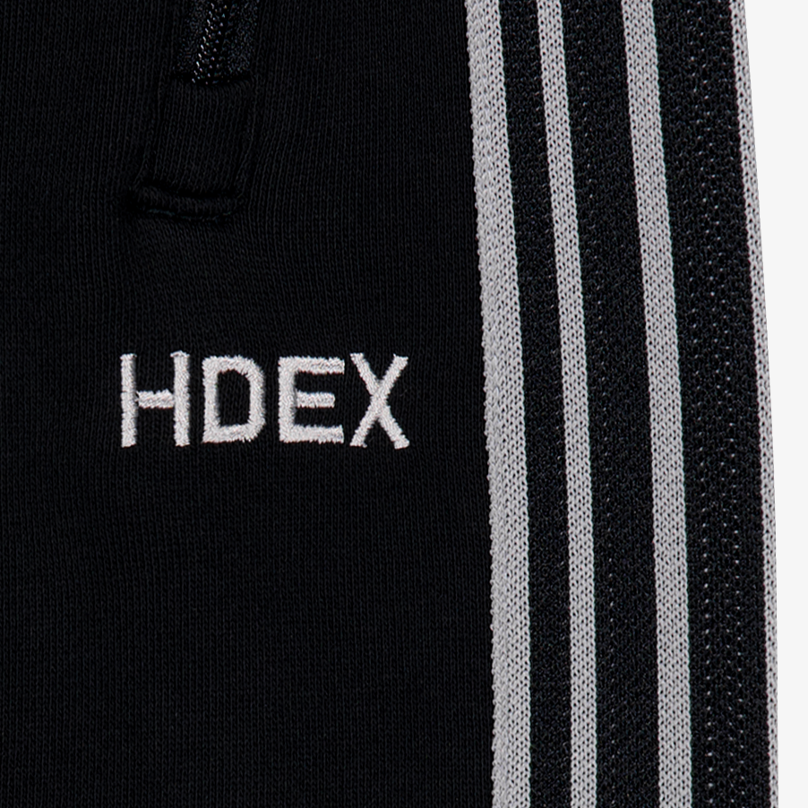 HDEX Main Logo 寬鬆直筒長褲 黑色(男女同款)