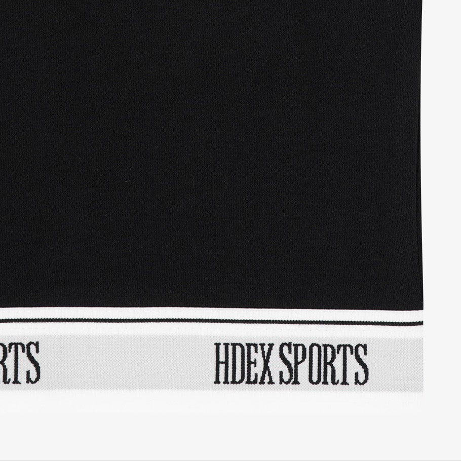 Banding Retreat Modal 短版削肩背心 黑色