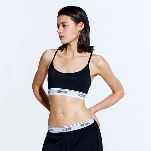 Banding Stretch 美背交叉運動背心 黑色