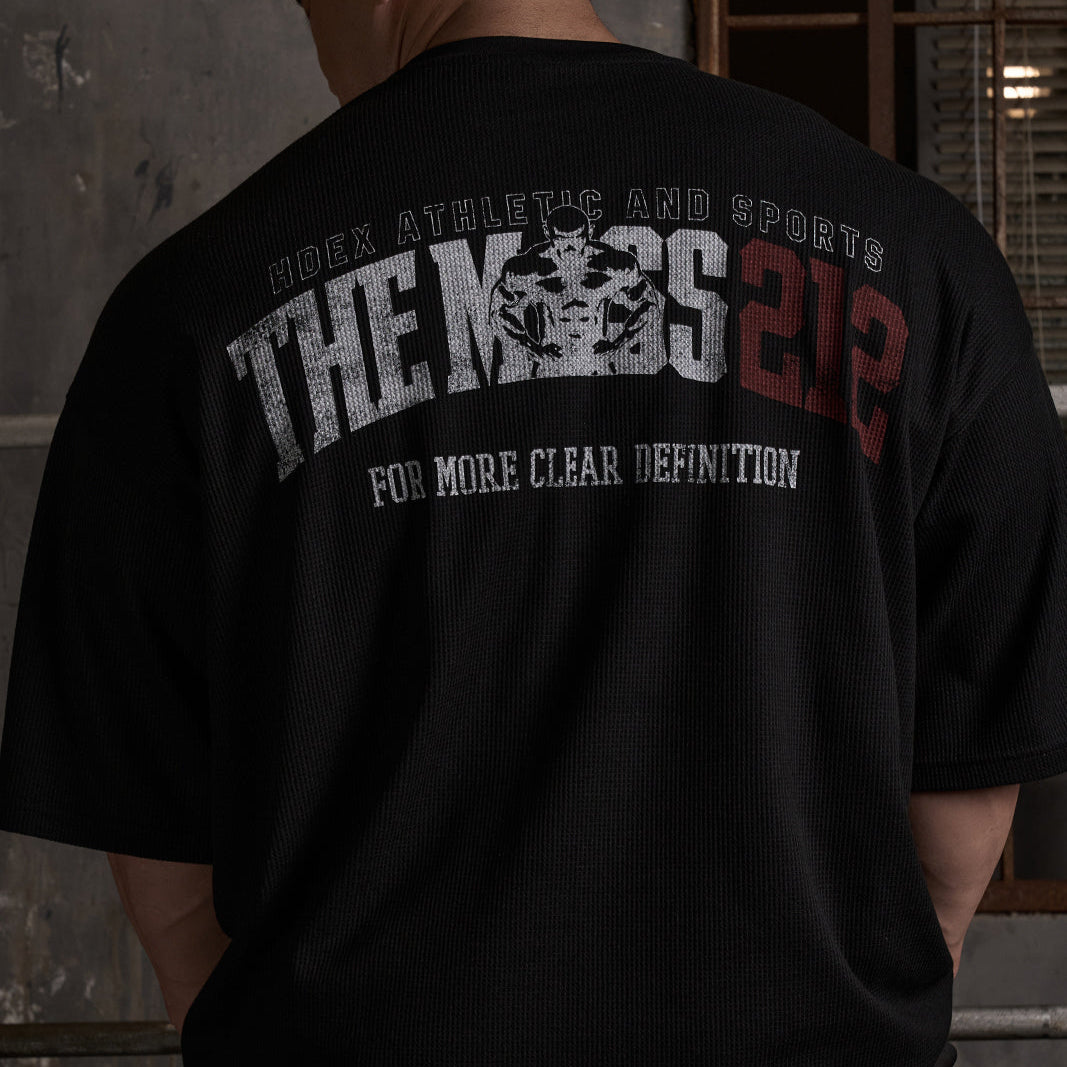 THE MASS 212 Giant Fit 短袖上衣 黑色
