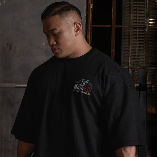 THE MASS 212 Giant Fit 短袖上衣 黑色