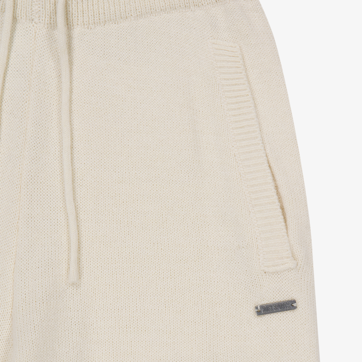 【早鳥優惠】Womens Knit 寬鬆針織長褲 象牙白