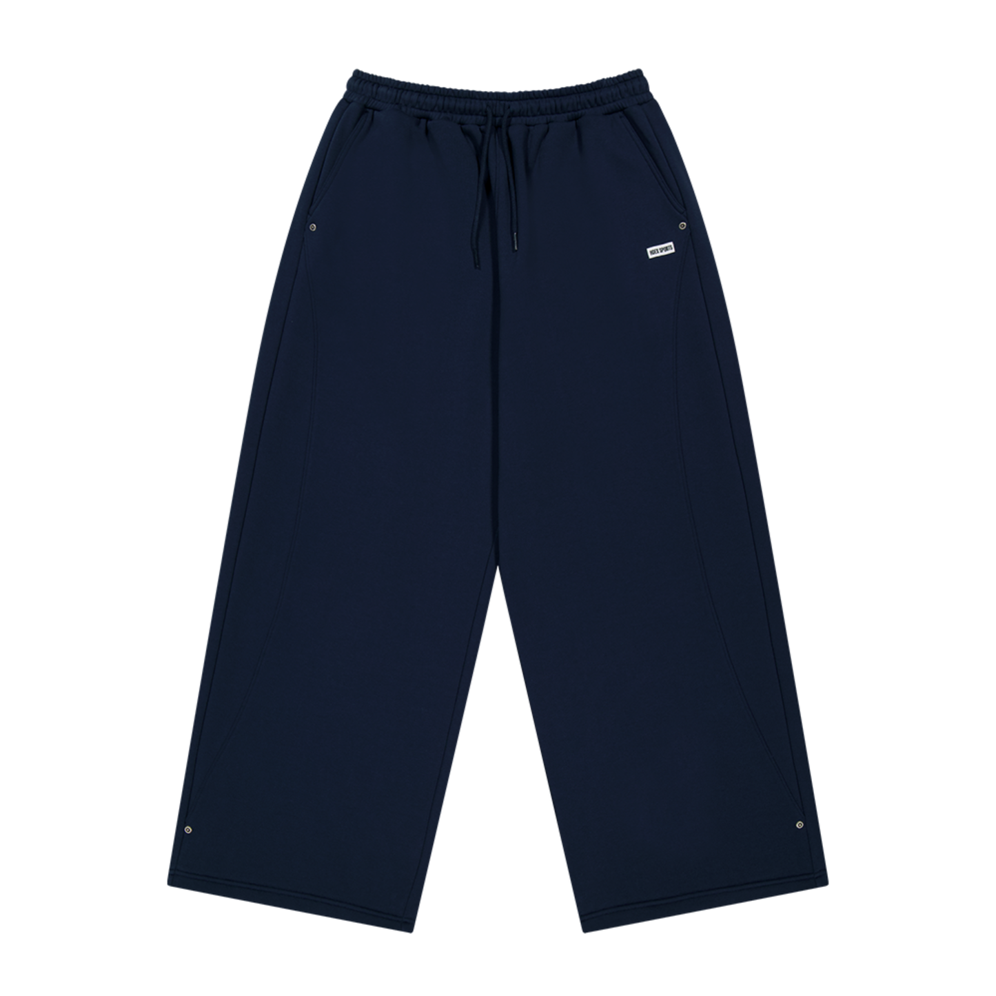 【早鳥優惠】Curve Rivet 寬鬆運動長褲 深藍色(男女同款)