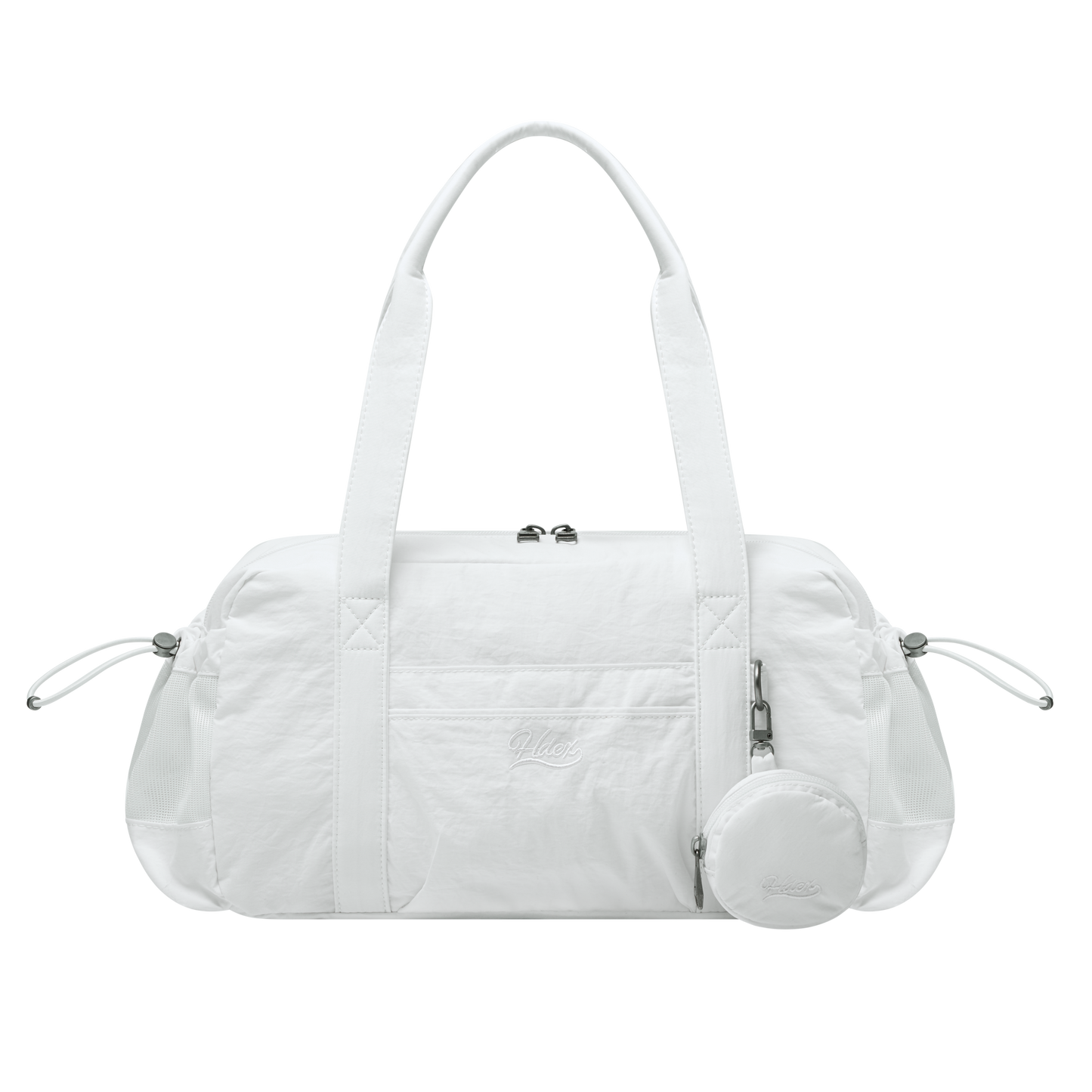 Glossy Pouch Duffle 運動手提肩背包 白色