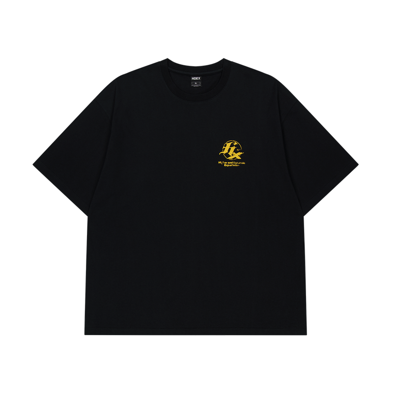 HX Back Logo Over Fit 運動短袖上衣 黑色