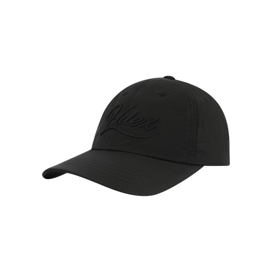 HDEX Light Glossy 尼龍刺繡棒球帽 黑色