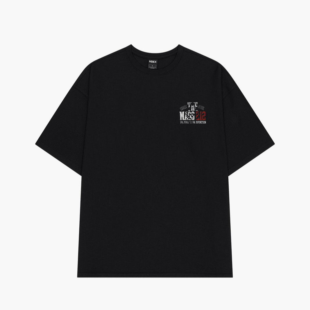 THE MASS 212 Giant Fit 短袖上衣 黑色