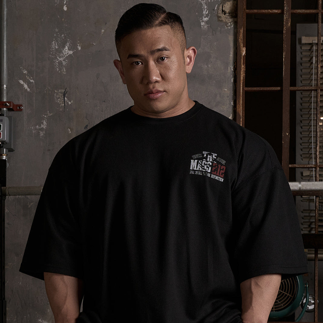 THE MASS 212 Giant Fit 短袖上衣 黑色