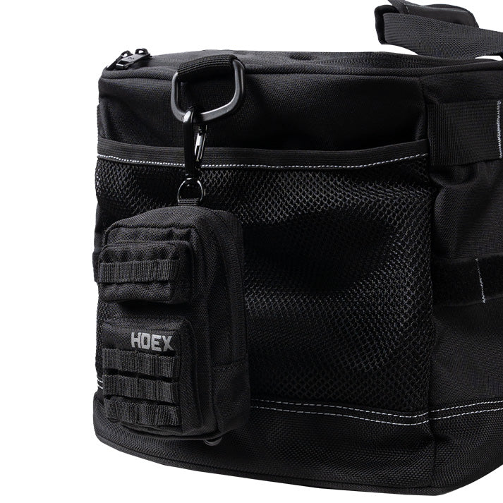 Main Logo 健身掛勾口袋小包 黑色