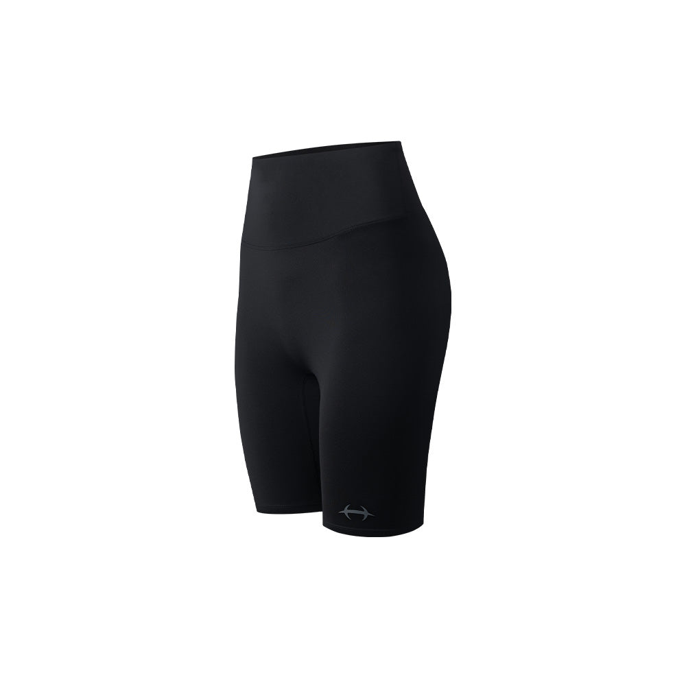Womens Support 4分單車短褲 黑色