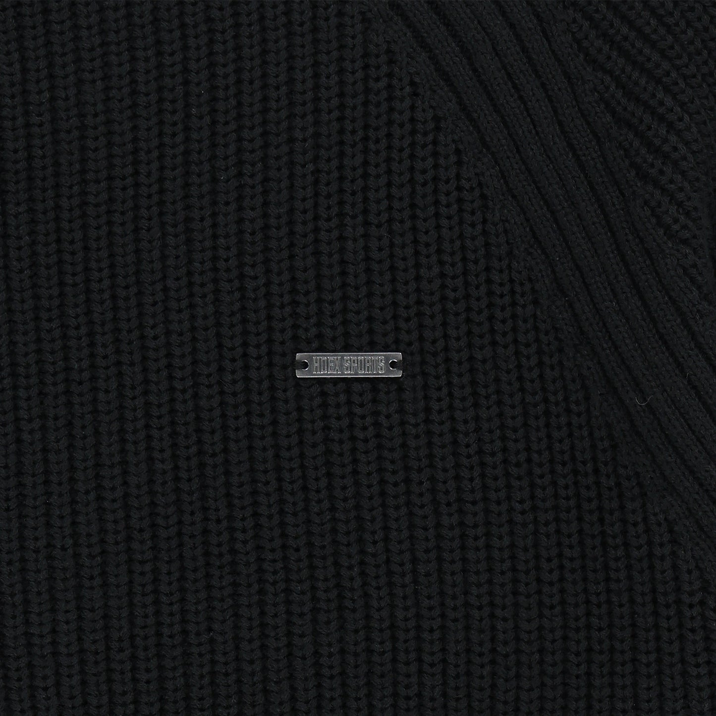 Classic Muscle Fit 針織毛呢長袖上衣 黑色