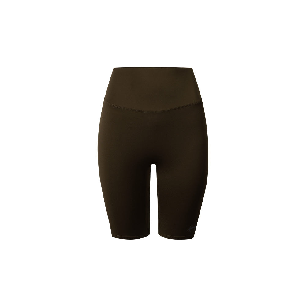 Womens Support 4分單車短褲 深棕色