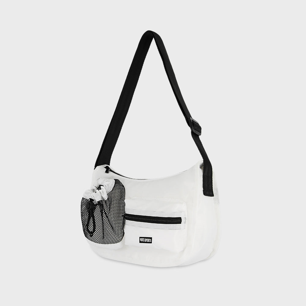 Nylon Rib Pocket 2WAY運動背包 白色