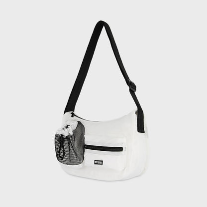 Nylon Rib Pocket 2WAY運動背包 白色