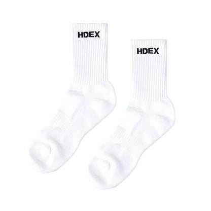 HDEX Main Small Logo 長襪 白色