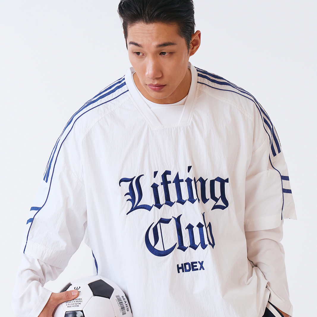 【新品預購】LIFTING JERSEY 五分袖尼龍運動上衣 白色