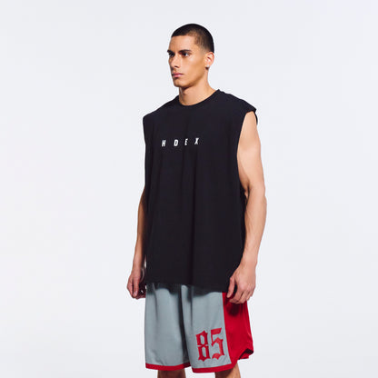 【新品預購】Air Overfit 圓領運動背心 黑色