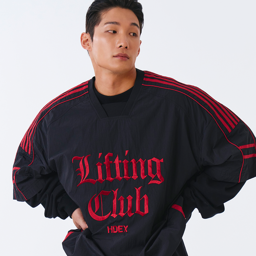 【新品預購】LIFTING JERSEY 五分袖尼龍運動上衣 黑色