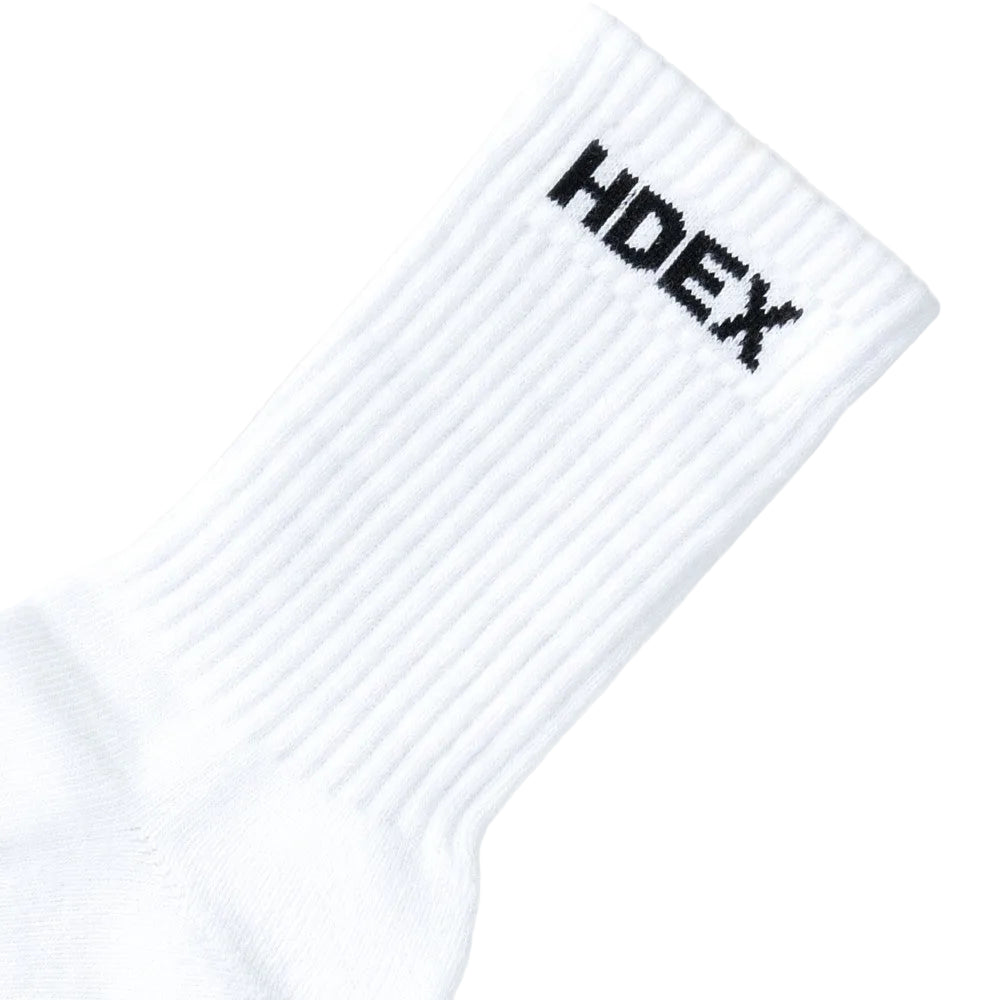 HDEX Main Small Logo 長襪 白色