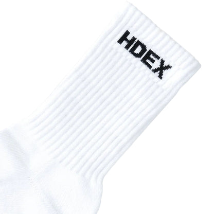 HDEX Main Small Logo 長襪 白色