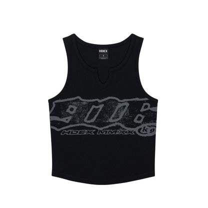 【新品早鳥優惠】Clear 916 羅紋短版背心 黑色