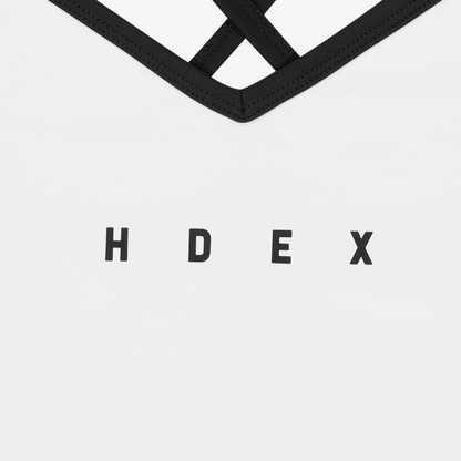 【新品早鳥優惠】Light Support Daily 美背交叉撞色運動背心 白色