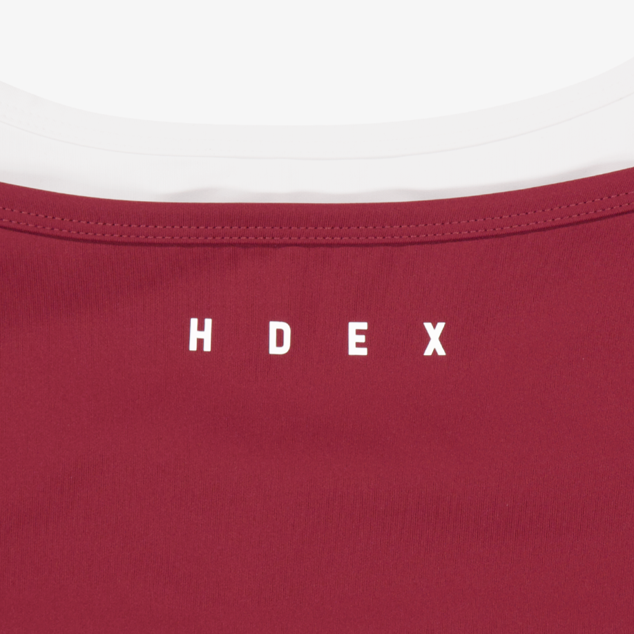 【新品早鳥優惠】Light Support 假兩件運動背心 櫻桃紅