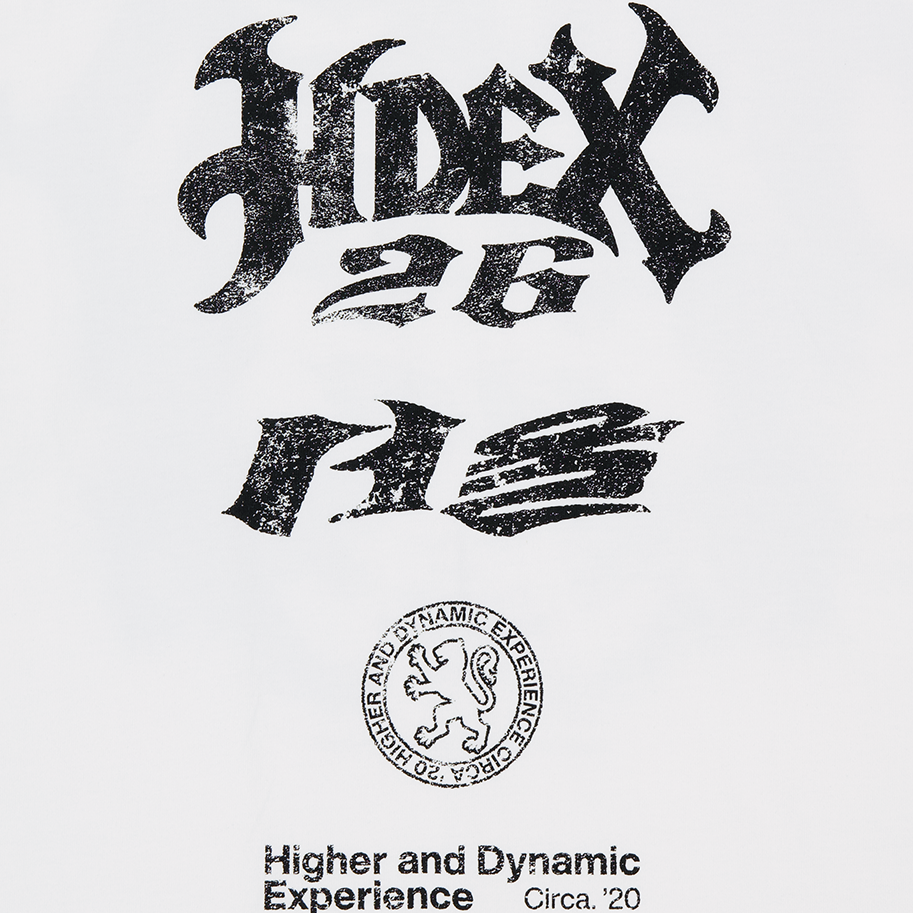 CITY 26 背部老虎印花休閒短袖上衣 白色