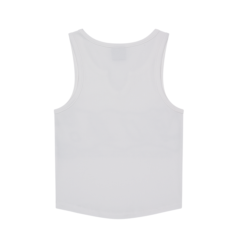 【新品早鳥優惠】Clear 916 羅紋短版背心 白色