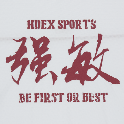Strong Dexter Gaint Fit 透氣運動短袖上衣 白色