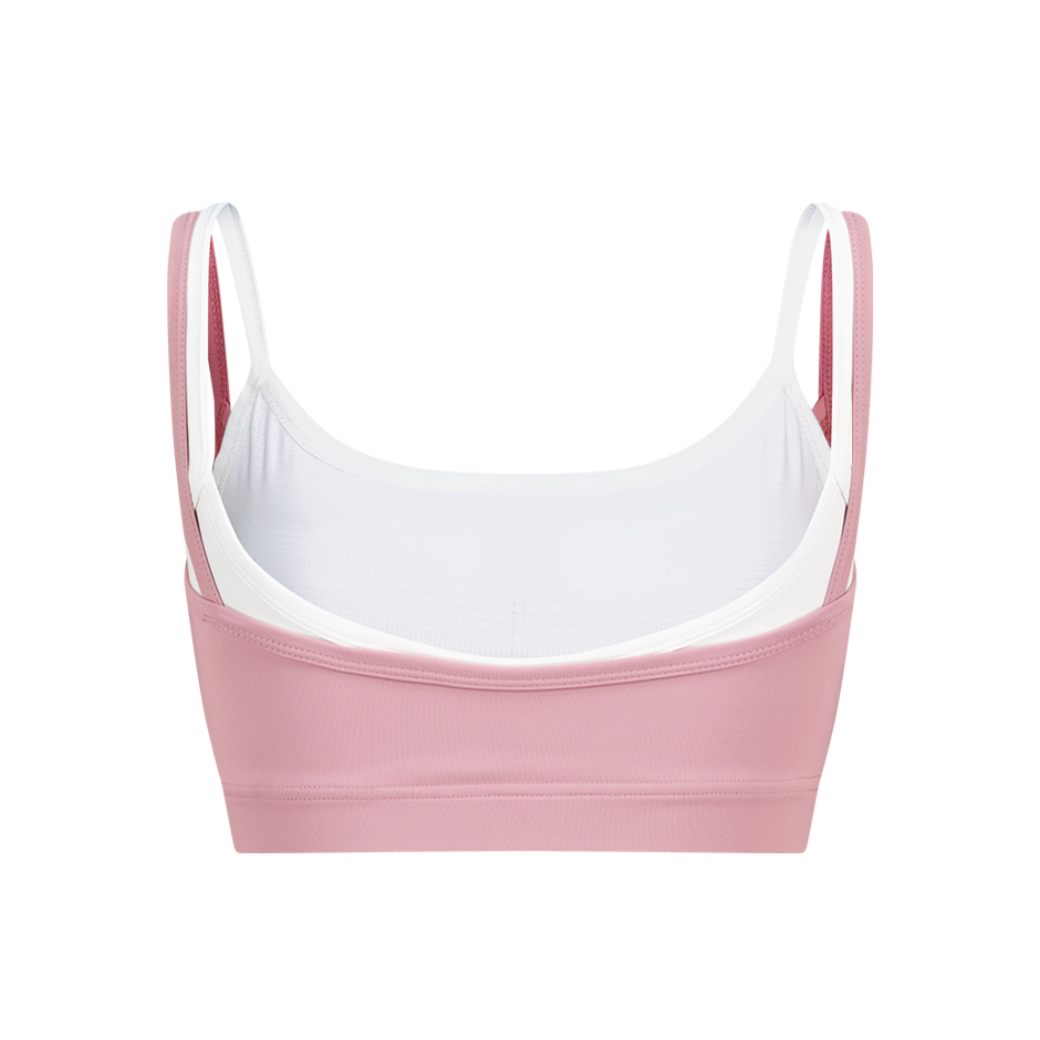 【新品早鳥優惠】Light Support 假兩件運動背心 粉色