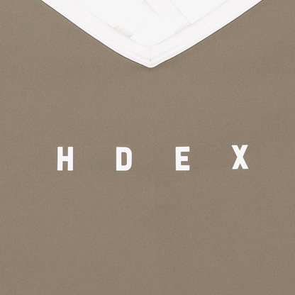 【新品早鳥優惠】Light Support Daily 美背交叉撞色運動背心 奶茶色