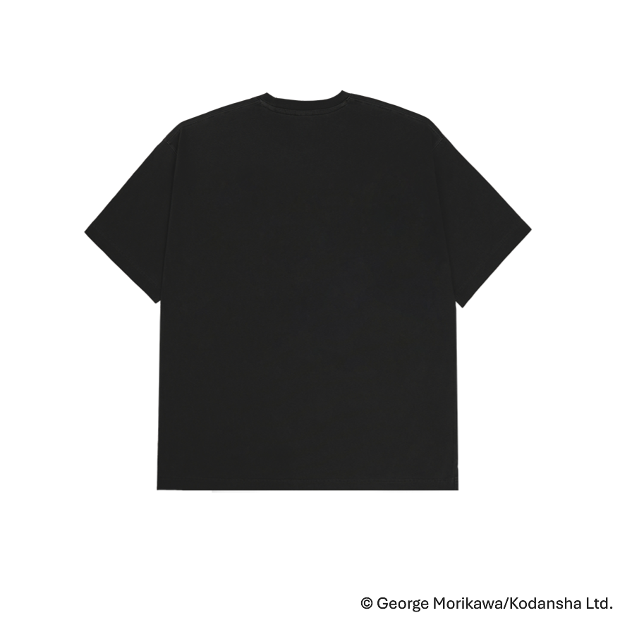 HDEX x 第一神拳 復古休閒短袖上衣 水洗深灰色