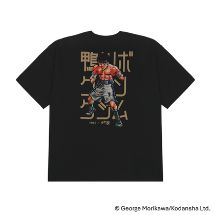 HDEX x 第一神拳 休閒短袖上衣 黑色