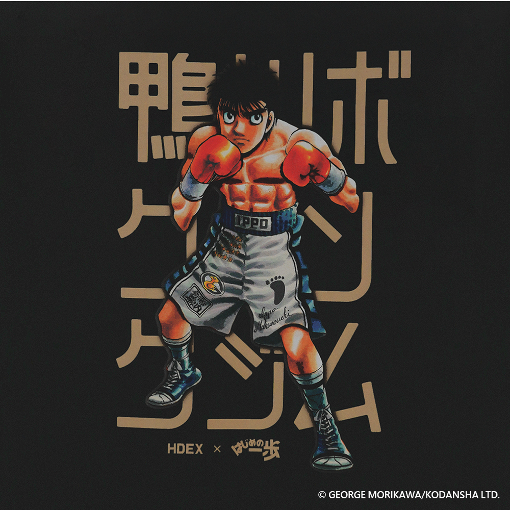 HDEX x 第一神拳 休閒短袖上衣 黑色