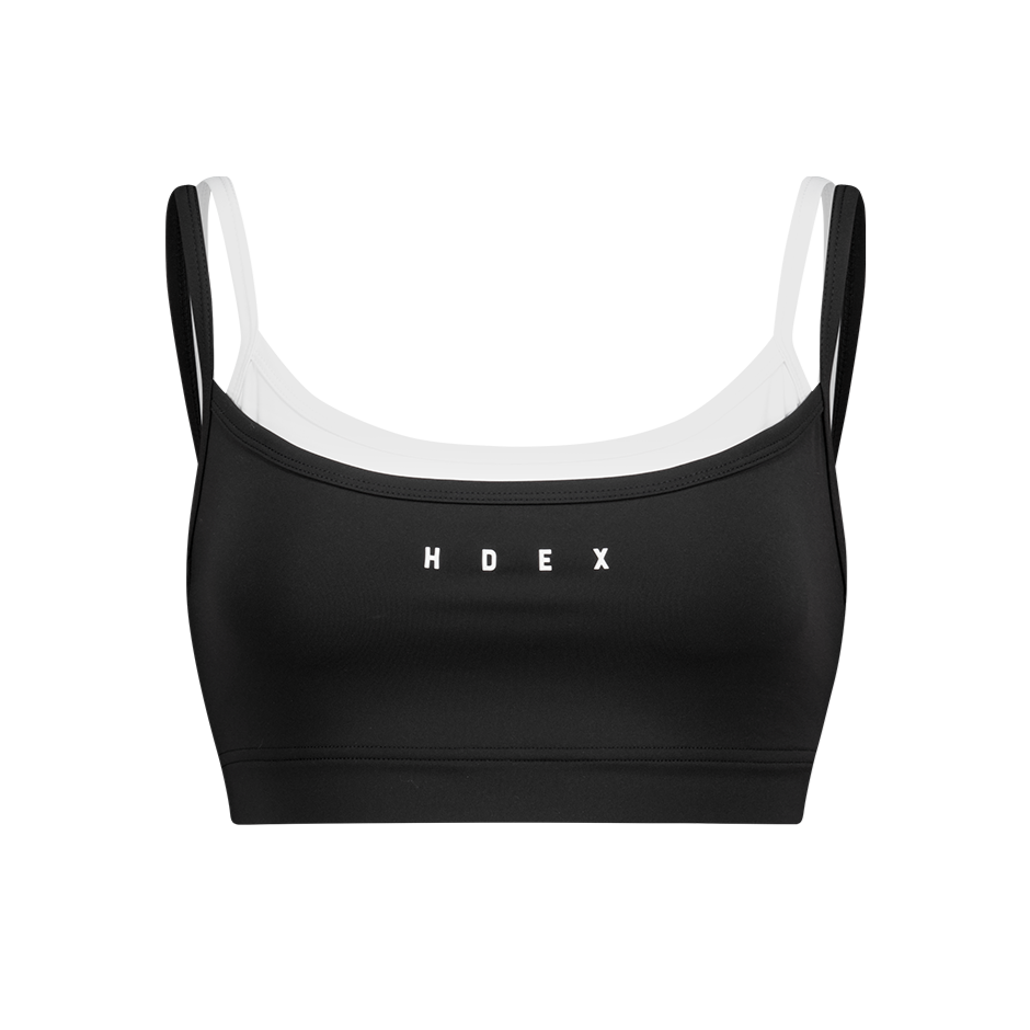 【新品早鳥優惠】Light Support 假兩件運動背心 黑色