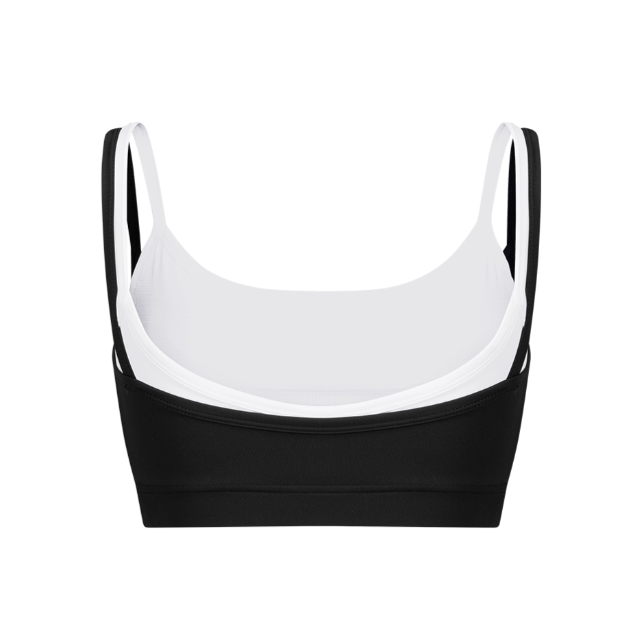 【新品早鳥優惠】Light Support 假兩件運動背心 黑色