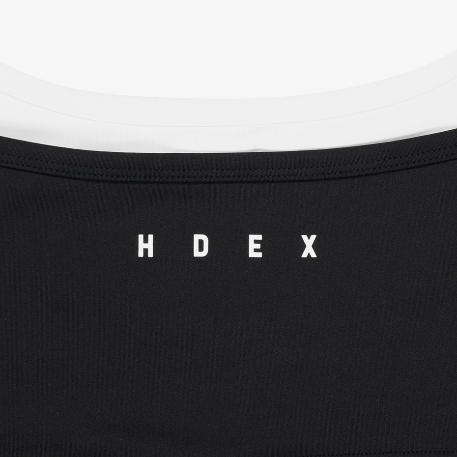 【新品早鳥優惠】Light Support 假兩件運動背心 黑色