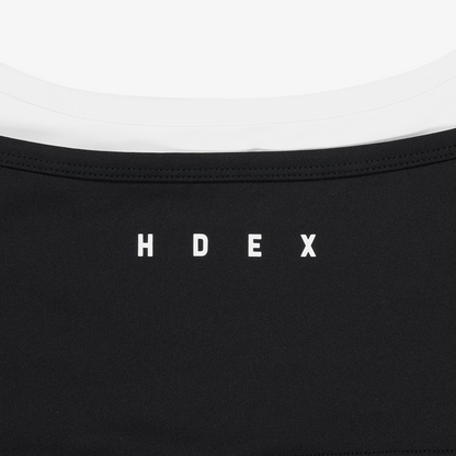 【新品早鳥優惠】Light Support 假兩件運動背心 黑色