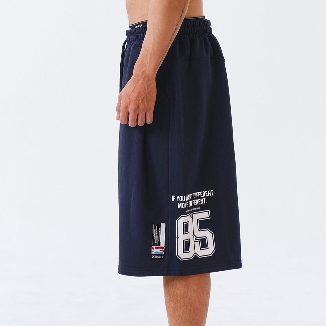 【新品預購】NAMED COMFORTABLE 棉質運動短褲 深藍色