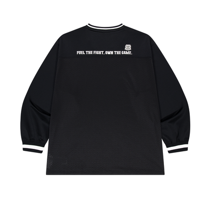 《體能之巔：亞洲大挑戰》Gint Fit 網眼透氣運動長袖 黑色