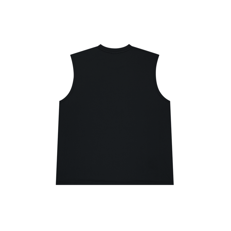 【新品預購】Main Small Logo Overfit 圓領運動背心 黑色